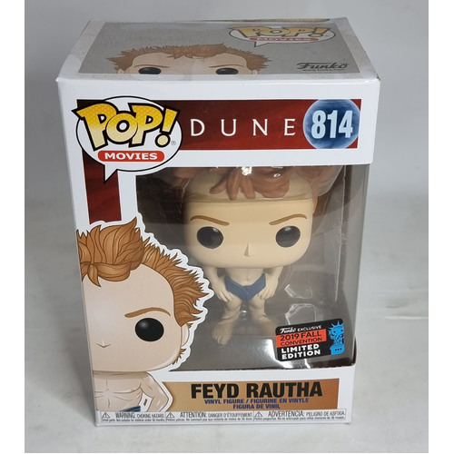 Funko POP! Movies Dune #814 Feyd Rautha (NYCC 2019) #1 - Limited Comic Con Exclusive - New, With Minor Box Damage