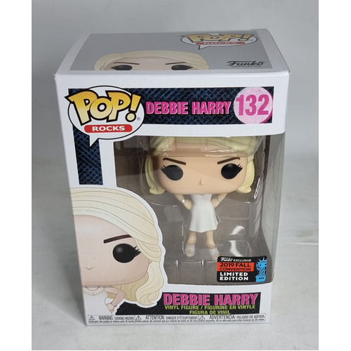 Funko POP! Rocks #132 Debbie Harry (NYCC 2019) #1 - Limited Comic Con Exclusive - New, With Minor Box Damage