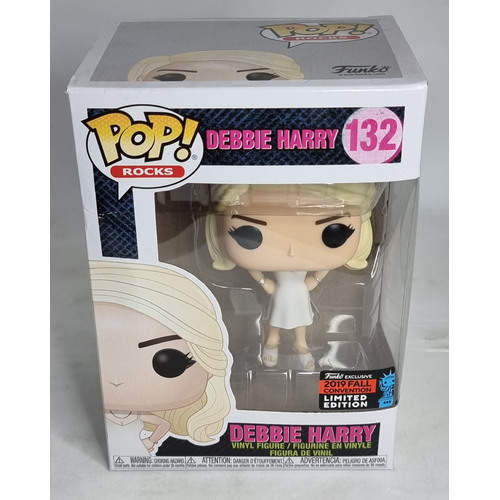 Funko POP! Rocks #132 Debbie Harry (NYCC 2019) #2 - Limited Comic Con Exclusive - New, With Minor Box Damage