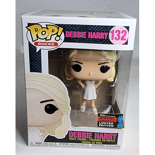 Funko POP! Rocks #132 Debbie Harry (NYCC 2019) #3 - Limited Comic Con Exclusive - New, With Minor Box Damage