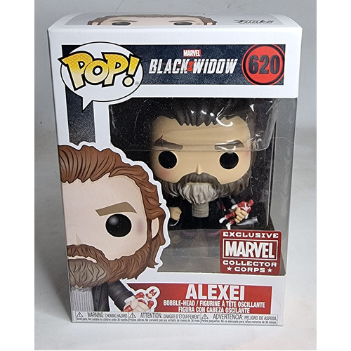 Funko POP! Marvel Black Widow #620 Alexei - Limited Collector Corps Exclusive - New, With Minor Box Damage