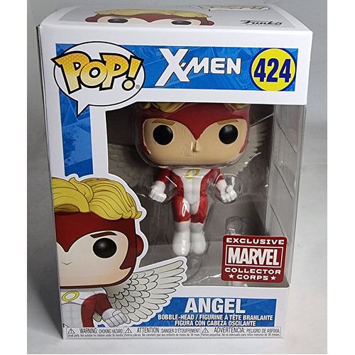 Funko POP! Marvel X-Men #424 Angel - Limited Collector Corps Exclusive - New, With Minor Box Damage