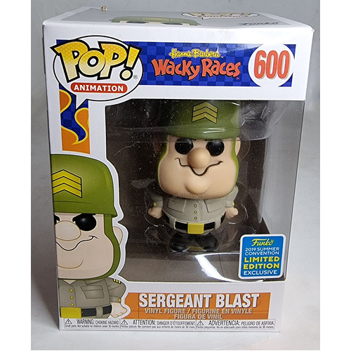 Funko POP! Animation Wacky Races #600 Sergeant Blast (SDCC 2019) - Limited Comic Con Exclusive - New, With Minor Box Damage