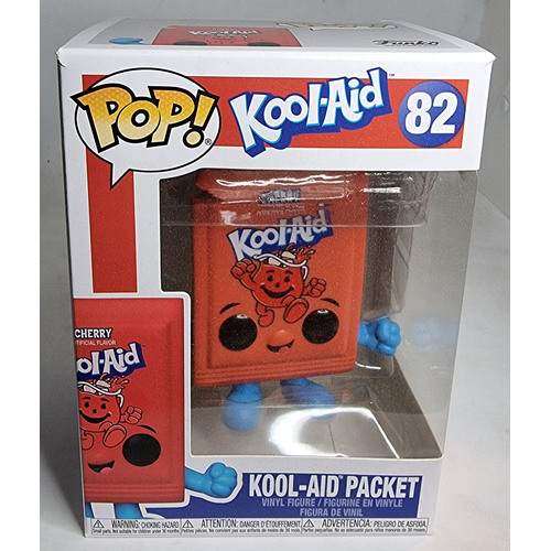 Funko POP! Ad Icons #82 Kool-Aid - Kool-Aid Packet (Cherry) - Limited USA Exclusive - New, With Minor Box Damage