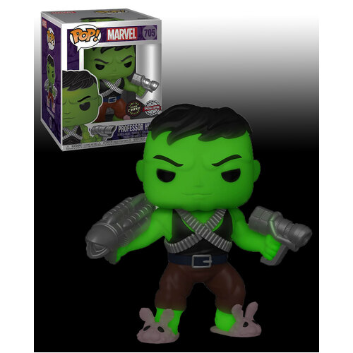 Funko POP! Marvel #705 Professor Hulk Super Sized 6" - Limited Glow Chase Edition - New, Mint Condition