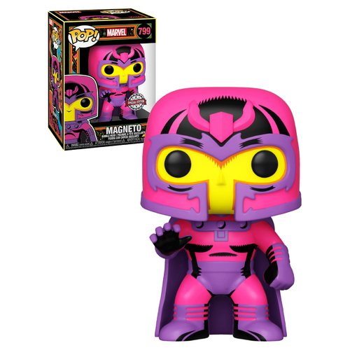 Funko POP! Marvel #55627 X-Men - Magneto (Black Light) POP!  - New, Mint Condition