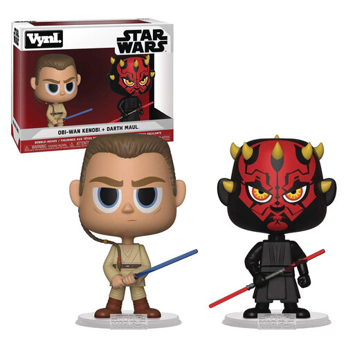 Funko Vynl. Star Wars Two Pack - Obi-Wan Kenobi + Darth Maul - New, Mint Condition