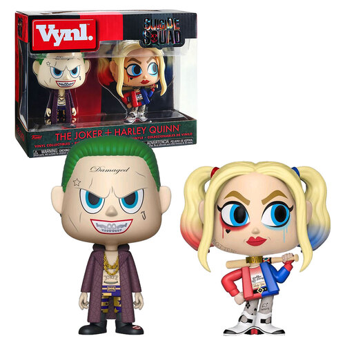 Funko Vynl. Two Pack - DC Suicide Squad - Harley Quinn + The Joker - New, Mint Condition