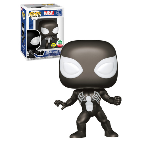 Funko POP! Marvel #725 Spider-Man (Symbiote Suit - Glows In The Dark) - Limited Funko Shop Exclusive - New, Mint Condition