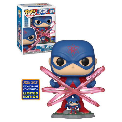 Funko POP! Heroes DC #389 Justice League - The Atom - 2021 WonderCon (WC) Limited Edition - New, Mint Condition