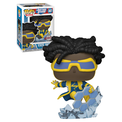 Funko POP! Heroes DC Justice League #387 Static Shock  - New, Mint Condition