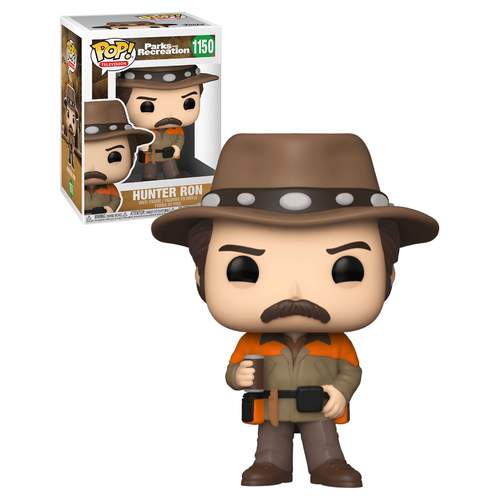 Funko POP! Television Parks & Recreation #1150 Hunter Ron - New, Mint Condition