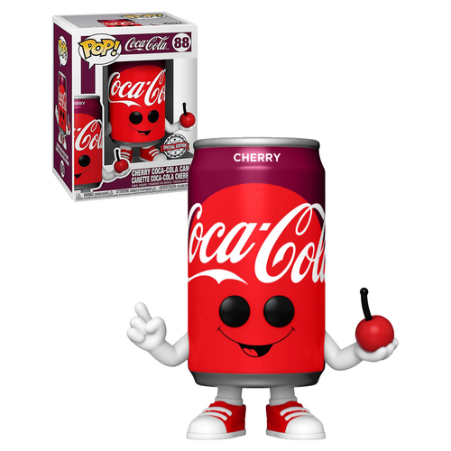 Funko POP! Ad Icons Foodies Coca-Cola #88 Cherry Coca-Cola Can - New, Mint Condition