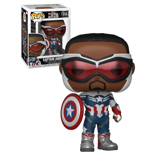 Funko POP! Marvel #814 Falcon And The Winter Soldier - Captain America - New, Mint Condition