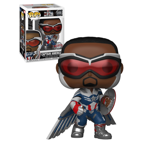 Funko POP! Marvel #819 The Falcon And The Winter Soldier - Captain America (Pose) - New, Mint Condition