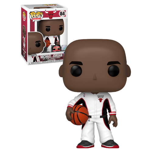 Funko POP! Basketball #84 Michael Jordan (Warm Ups - White - Targetcon) - Limited Target Exclusive - New, Mint Condition