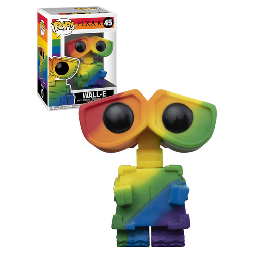 Funko POP! Disney Pixar Pride #45 Wall-E (Rainbow) - New, Mint Condition