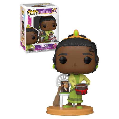 Funko POP! Disney Princess #1078 Princess & The Frog - Tiana With Gumbo Ultimate Princess - New, Mint Condition