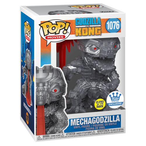 Funko POP! Movies Godzilla Vs Kong #1076 Mechagodzilla (Glows In The Dark) - Limited Funko Shop Exclusive - New, Mint Condition