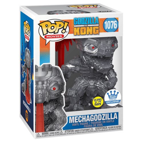 Funko POP! Movies Godzilla Vs Kong #1076 Mechagodzilla (Glows In The Dark) - Limited Funko Shop Exclusive - New, Mint Condition
