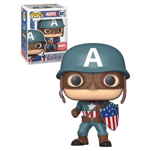 Funko POP! Marvel Year Of The Shield #821 WWII Ultimates Captain America - Collector Corps Exclusive - New