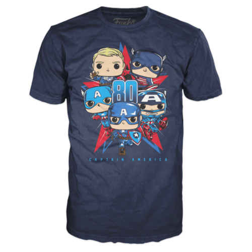 Funko Marvel Collector Corps Captain America Year Of The Shield Tee (M T-Shirt) - New, With Tags