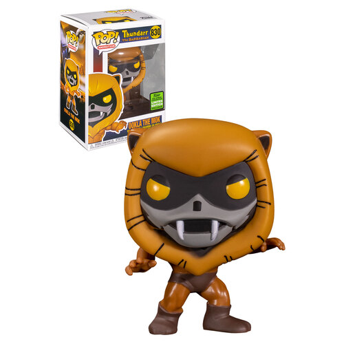 Funko POP! Animation Thundarr The Barbarian #830 Ookla The Mok - 2021 Emerald City Comic Con (ECCC) Limited Edition - New