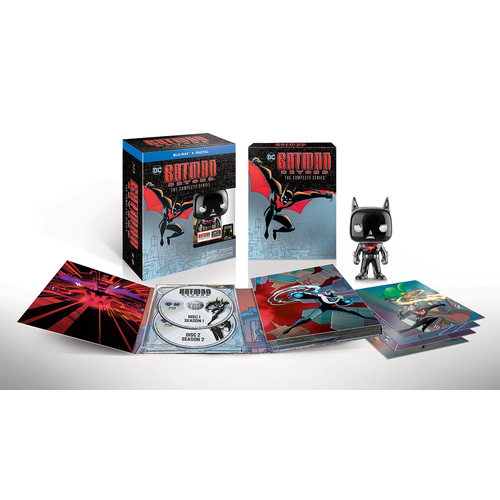 Batman Beyond Complete Series Blu-ray Box Set With Bonus Chrome Funko POP! - Limited Edition - New, Box Damaged