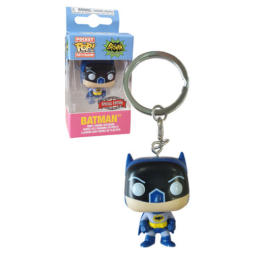 Funko Pocket POP! Keychain DC #57692 Batman 80th Anniversary (1966 Metallic) - New, Mint Condition