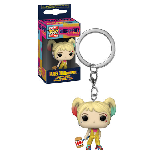 Funko Pocket POP! Keychain DC #44381 Birds Of Prey - Harley Quinn (Boobytrap Battle) - New, Mint Condition