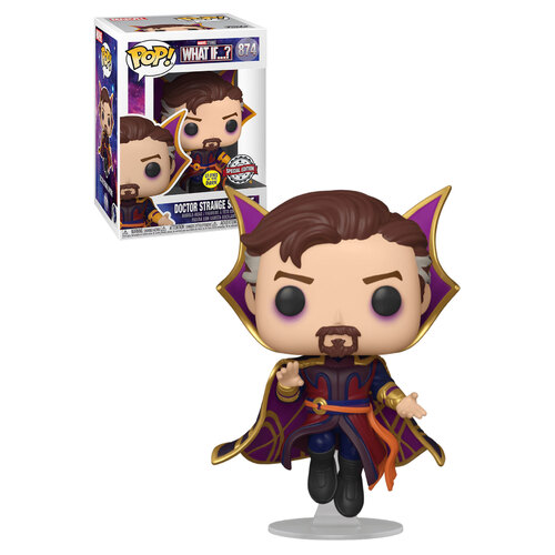 Funko POP! Marvel What If? #874 Doctor Strange Supreme (Glows In The Dark) - New, Mint Condition