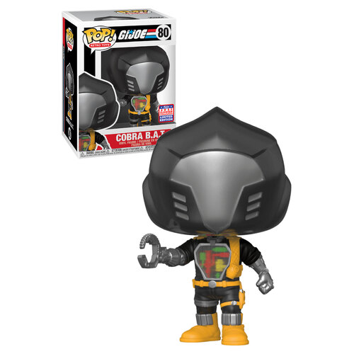 Funko POP! Retro Toys G.I. Joe #80 Cobra B.A.T. - 2021 FunKon (SDCC) Limited Edition - New