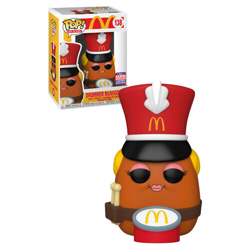 Funko POP! Ad Icons McDonalds #138 Drummer McNugget - 2021 San Diego Comic Con (SDCC) Limited Edition - New, Mint Condition