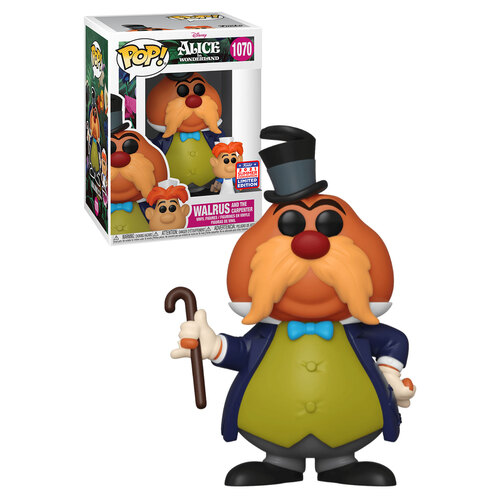 Funko POP! Disney Alice In Wonderland #1070 Walrus And The Carpenter - 2021 FunKon (SDCC) Limited Edition - New