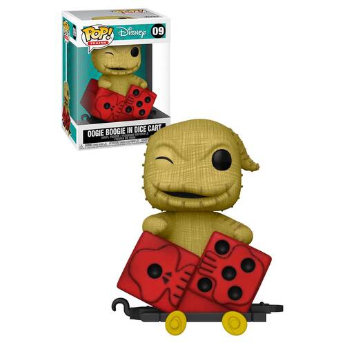 Funko POP! Trains The Nightmare Before Christmas #09 Oogie Boogie In Dice Cart - New, Mint Condition