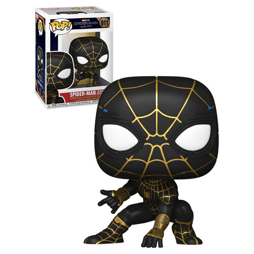 Funko POP! Marvel Spider-man #911 No Way Home - Black & Gold Suit - New, Mint Condition