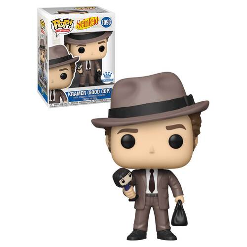 Funko POP! Television Seinfeld #1093 Kramer (Good Cop) - Limited Funko Shop Exclusive - New, Mint Condition