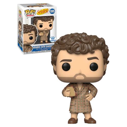Funko POP! Television Seinfeld #1095 Kramer (With Sandwich) - Limited Funko Shop Exclusive - New, Mint Condition