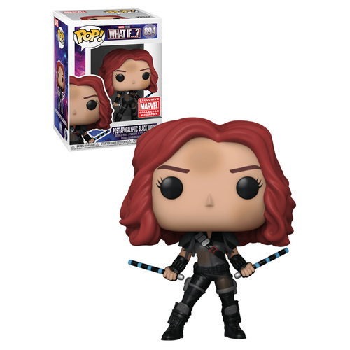 Funko POP! Marvel What If...? #894 Post-Apocalyptic Black Widow - Collector Corps Exclusive - New, Mint Condition