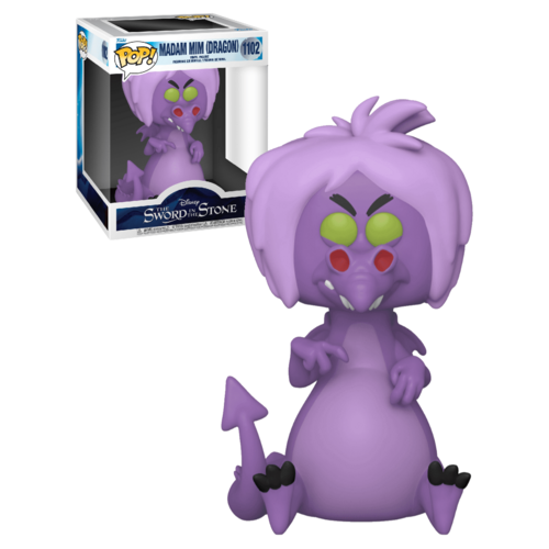 Funko POP! Disney The Sword In The Stone #1102 Madam (Dragon) Super Sized 6" - New, Mint Condition