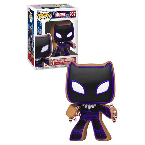Funko POP! Marvel Holiday #937 Black Panther Gingerbread - New, Mint Condition