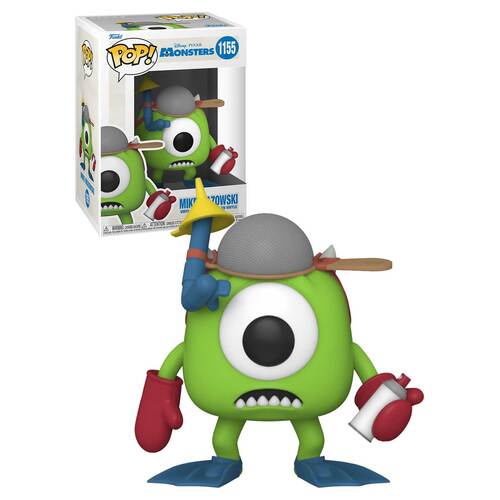 Funko POP! Disney Monsters Inc. #1155 Mike With Mitts (20th Anniversary) - New, Mint Condition