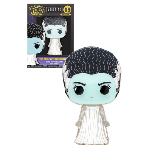 Funko POP! Pin Universal Studios Monsters #09 The Bride Of Frankenstein - New, Unopened
