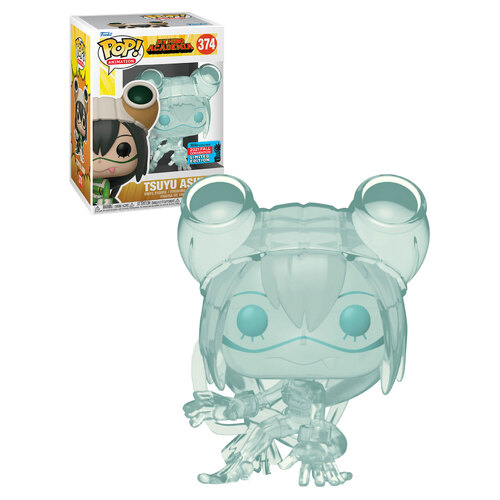 Funko POP! Animation My Hero Academia #374 Tsuyu Asui (Translucent) - 2021 New York Comic Con (NYCC) Limited Edition - New, Mint Condition