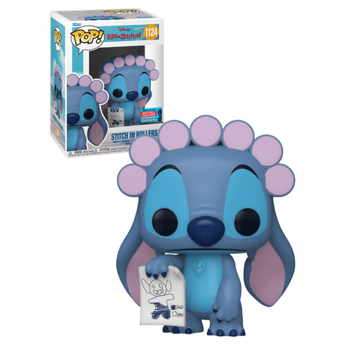 Funko POP! Disney Lilo And Stitch #1124 Stitch In Rollers - 2021 New York Comic Con (NYCC) Limited Edition - New, Mint Condition