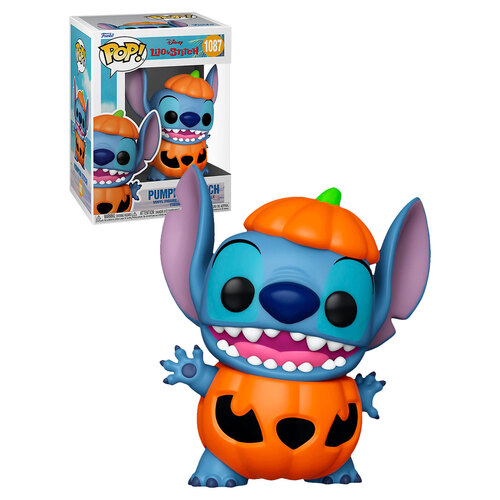 Funko POP! Disney Lilo And Stitch #1087 Pumpkin Stitch - New, Mint Condition