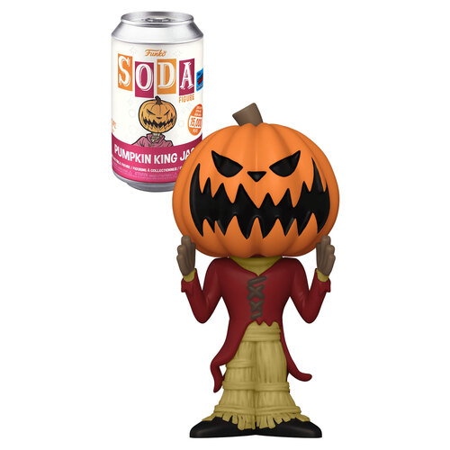 Funko Soda Figure - The Nightmare Before Christmas #58635 Pumpkin King Jack (15,000 pcs) NYCC 2021 Exclusive - New, Sealed