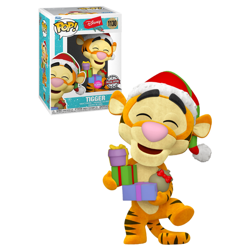 Funko POP! Disney Winnie The Pooh #1130 Tigger (Holiday - Flocked) - New, Mint Condition