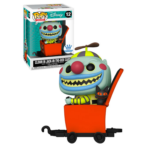 Funko POP! Trains The Nightmare Before Christmas #12 Clown In Jack-In-The-Box Cart - Limited Funko Shop Exclusive - New, Mint Condition