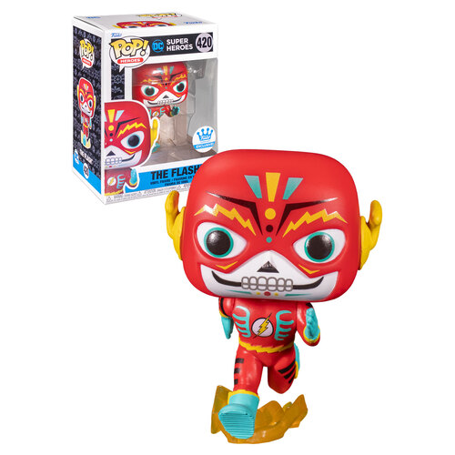 Funko POP! Heroes DC Dia De Los Muertos #420 The Flash - Limited Funko Shop Exclusive - New, Mint Condition